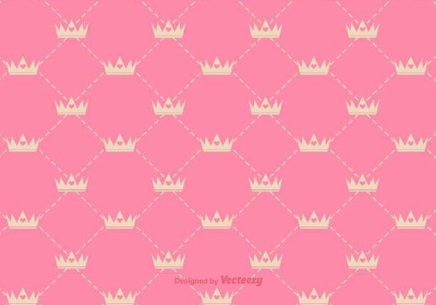 Vector Princess Crown Pattern - бесплатный vector #432239