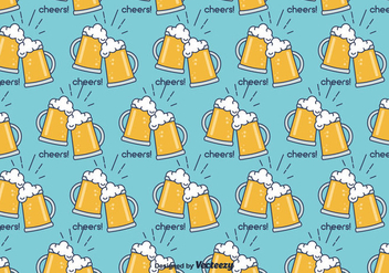 Cerveja- Beer Vector Pattern - бесплатный vector #434109