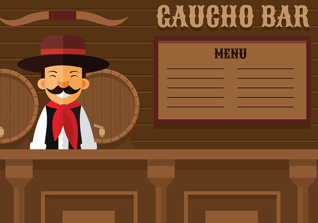 Gaucho Bar Free Vector - Kostenloses vector #435449