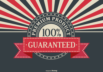 Retro Promotional Premium Product Background - vector #435569 gratis