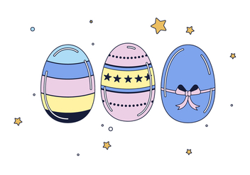 Free Easter Egg Vectors - vector #435809 gratis