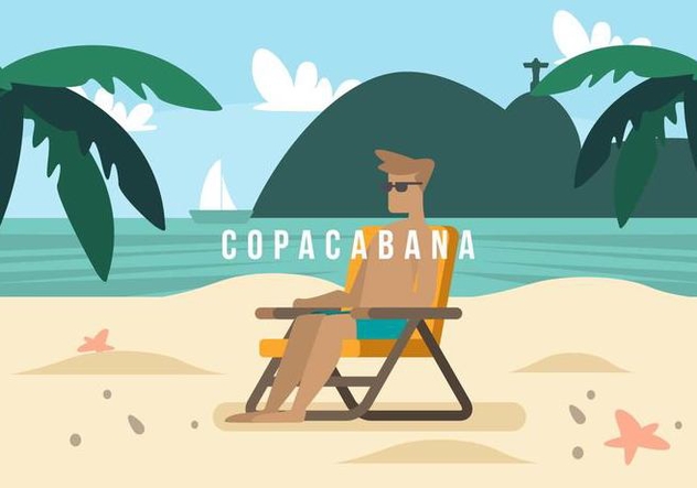 Copacabana Background - vector #436639 gratis