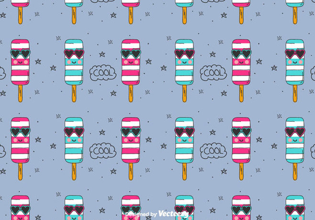 Cool Ice Cream Vector Pattern - Free vector #436749
