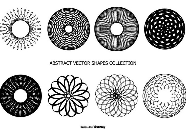 Abstract Vector Shapes Collection - vector gratuit #438359 