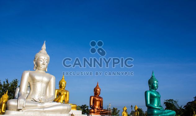 Image of five buddha in chiangrai Thailand - image gratuit #439139 