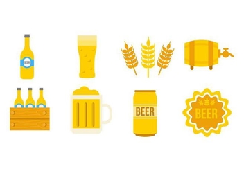 Free Beer Icons Vector - Free vector #440289