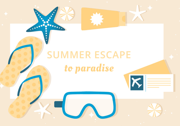 Free Summer Vacation Background - бесплатный vector #444559