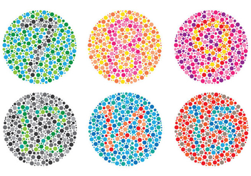 Colourblind Test - Free vector #445009