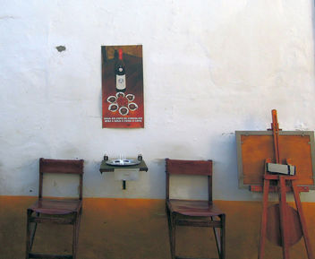 Portugal (Obidos) You may taste cherry liqueur called Ginja in a chocolate cup - Free image #447289