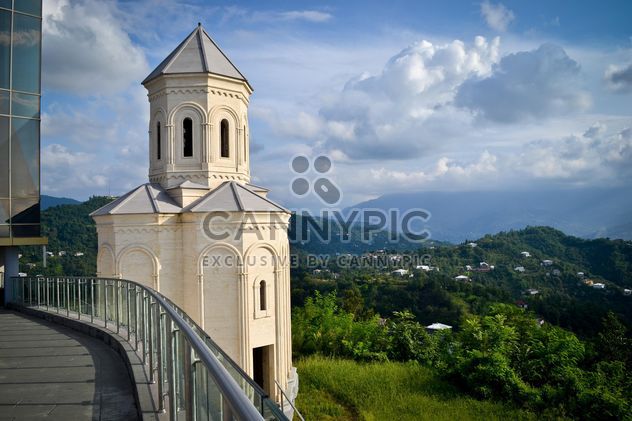 Beautiful landscape with chapel in Batumi - image gratuit #449619 