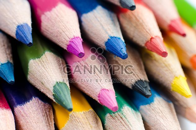 Macro Photo of Sharpened Colored Pencils - Free image #451869