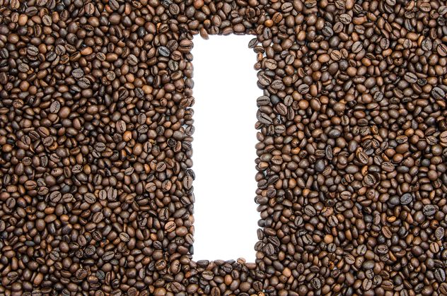 Alphabet of coffee beans - бесплатный image #451899