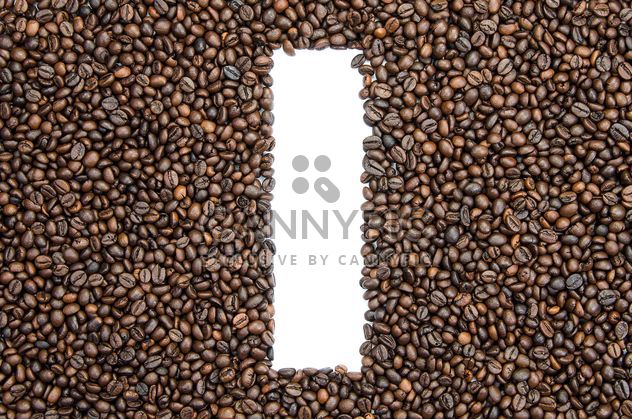 Alphabet of coffee beans - бесплатный image #451899