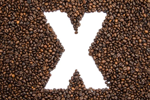 Alphabet of coffee beans - бесплатный image #451929