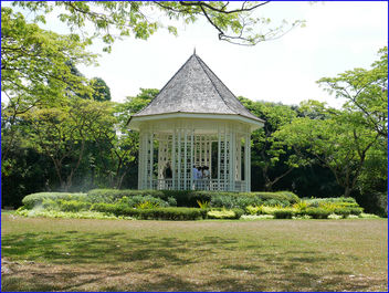 botanic gardens - band stand - image gratuit #459559 
