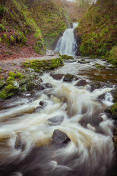 Gleno stream and waterfall - image #461339 gratis