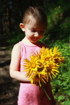 Picking Flowers - image #461439 gratis