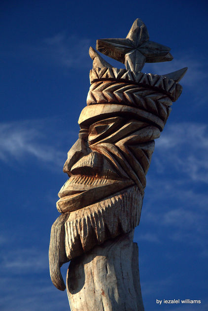 Sculpture - Profile of a watcher by iezalel williams IMG_2549-001 - image gratuit #462059 