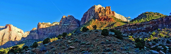 Zion National Park Sunrise, Altar of Sacrifice, UT 2014 - image gratuit #462189 