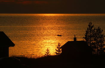 The sunset of Bay of Bothnia. - бесплатный image #462229