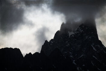 Peuterey ridge (Mont blanc) scene (textured) - Free image #477009