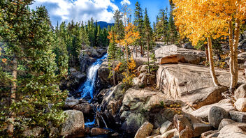 Autumn at Alberta Falls Colorado - Kostenloses image #484189