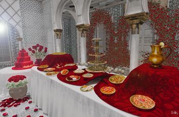 Hindi Buffet & Wedding Cake - Free image #493529